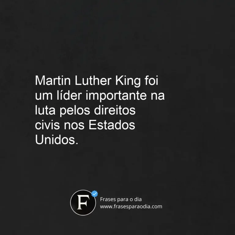 Frases de martin luther king