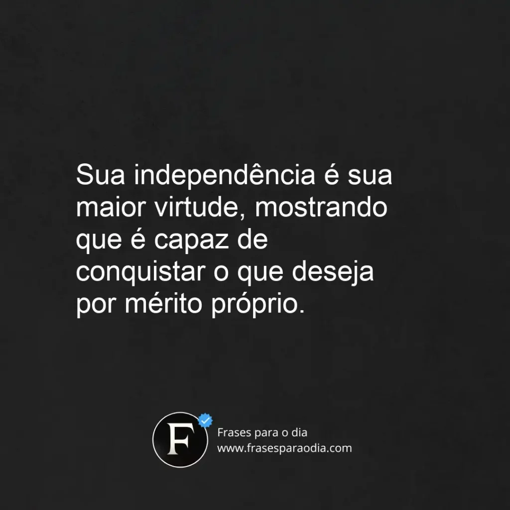 Frases de mulher independente