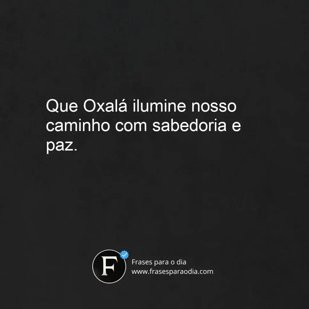 Frases de oxala