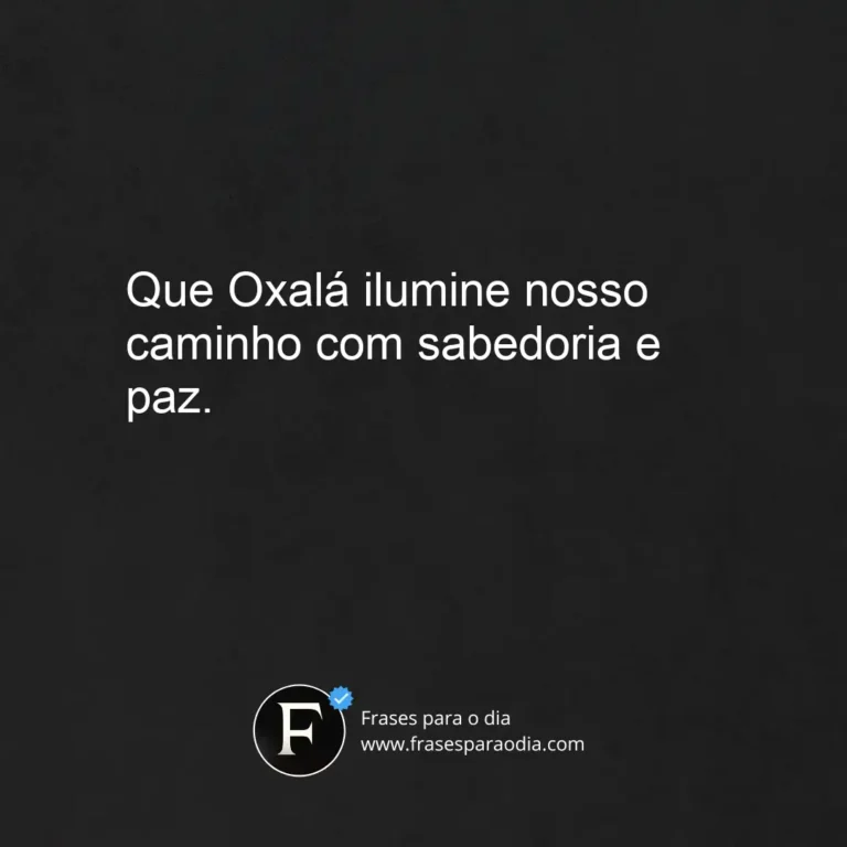 Frases de oxala