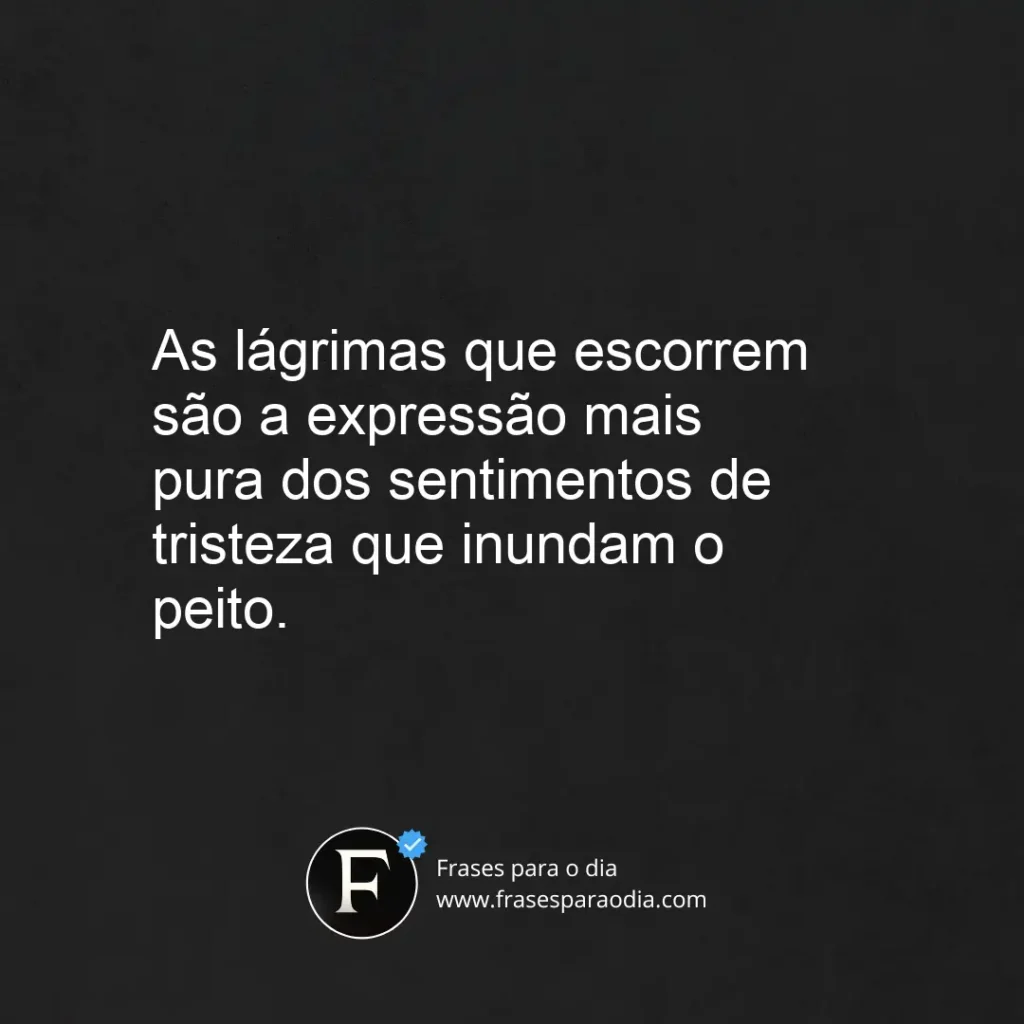 Frases de sentimentos tristes