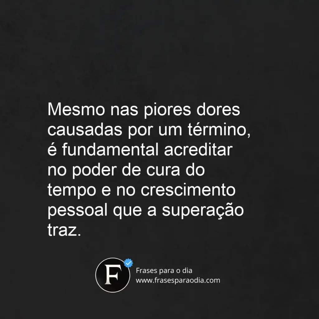 Frases de superação amorosa