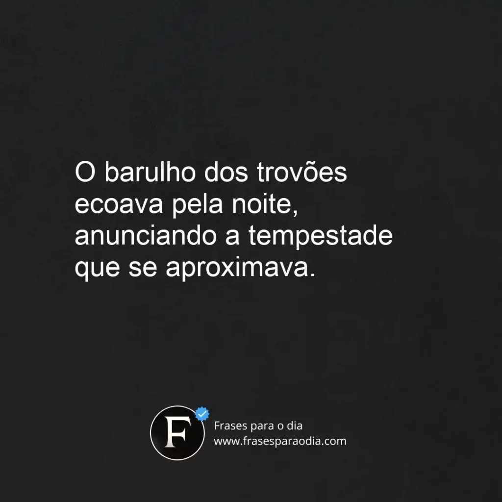 Frases de tempestade