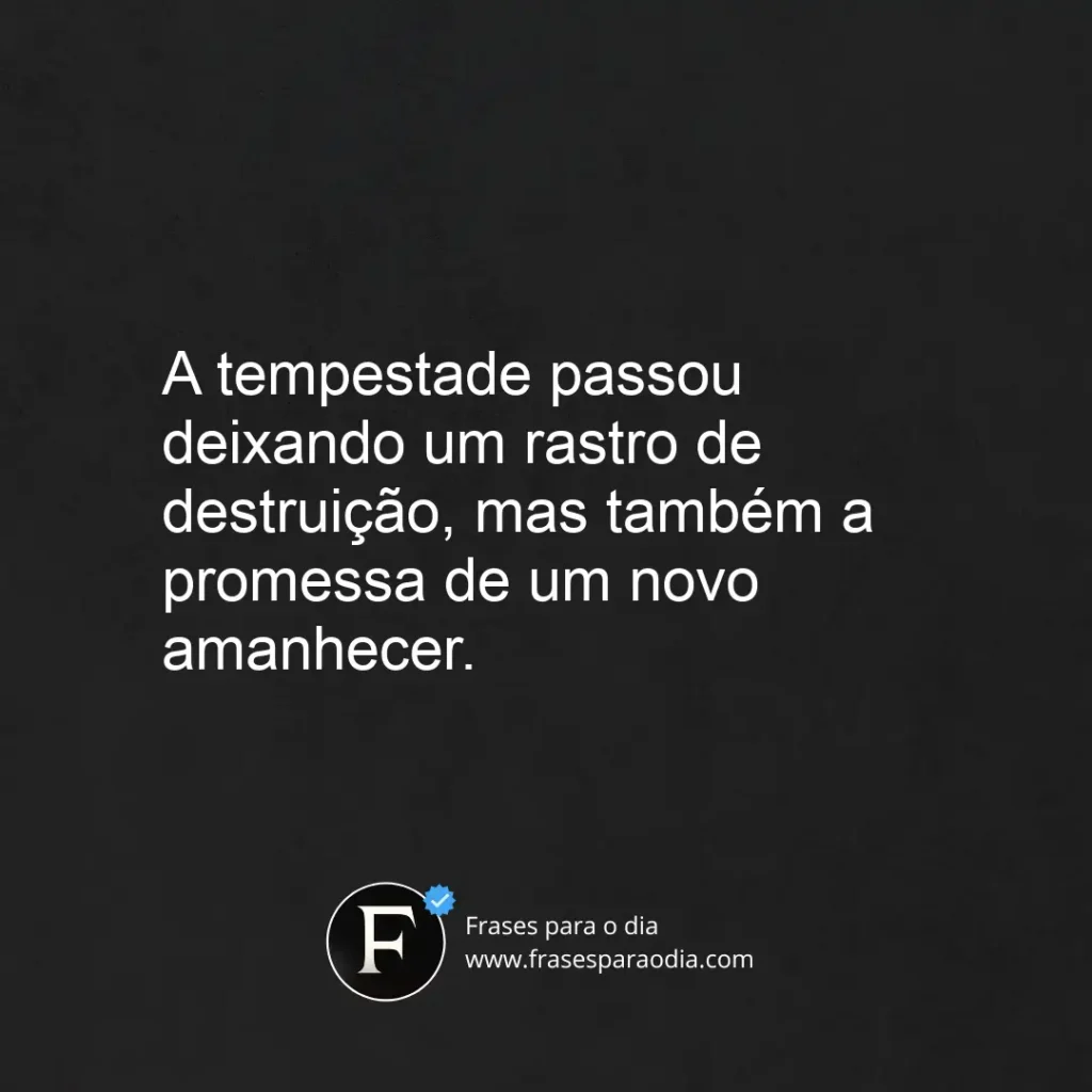 Frases de tempestade