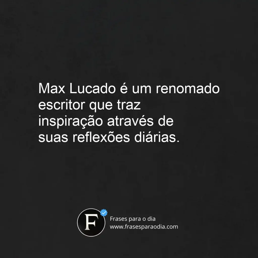 Frases max lucado