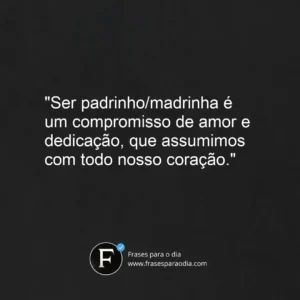 Frases para padrinhos de batismo