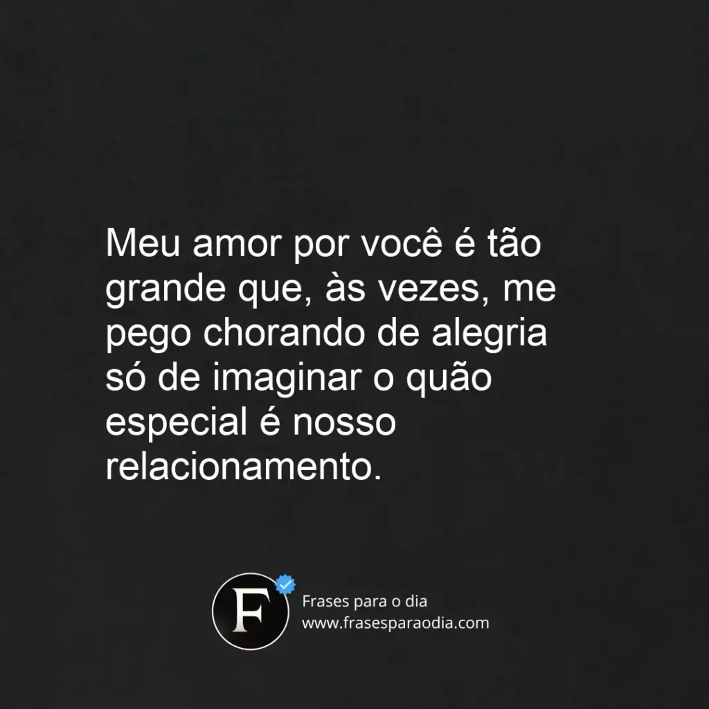 Frases de amor para namorado chorar