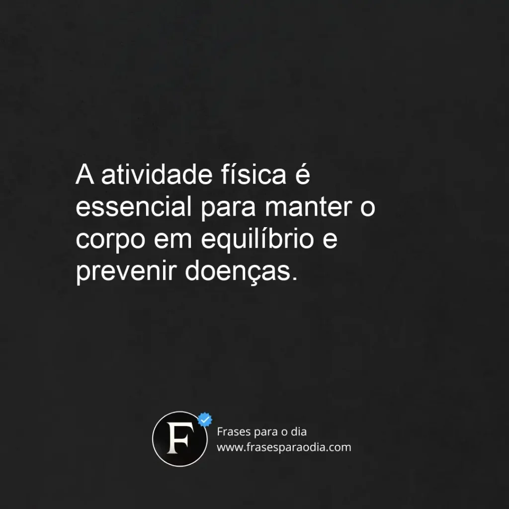 Frases de educação fisica