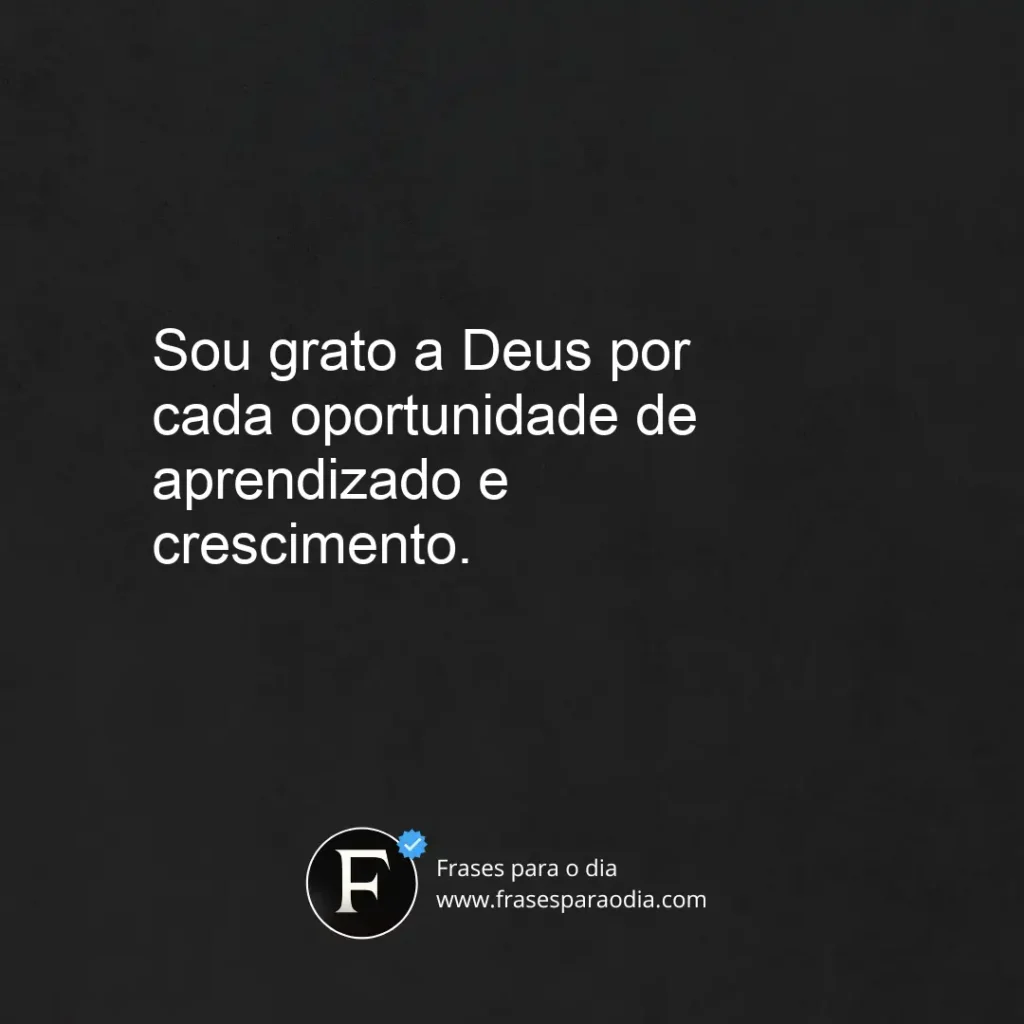 Frases de gratidão a deus