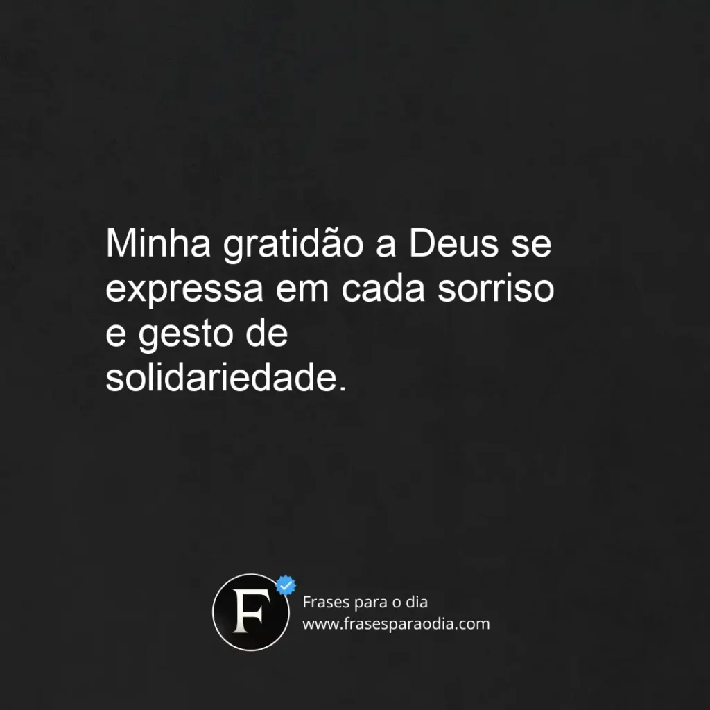 Frases de gratidão a deus