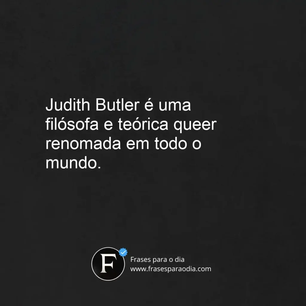 Frases de judith butler