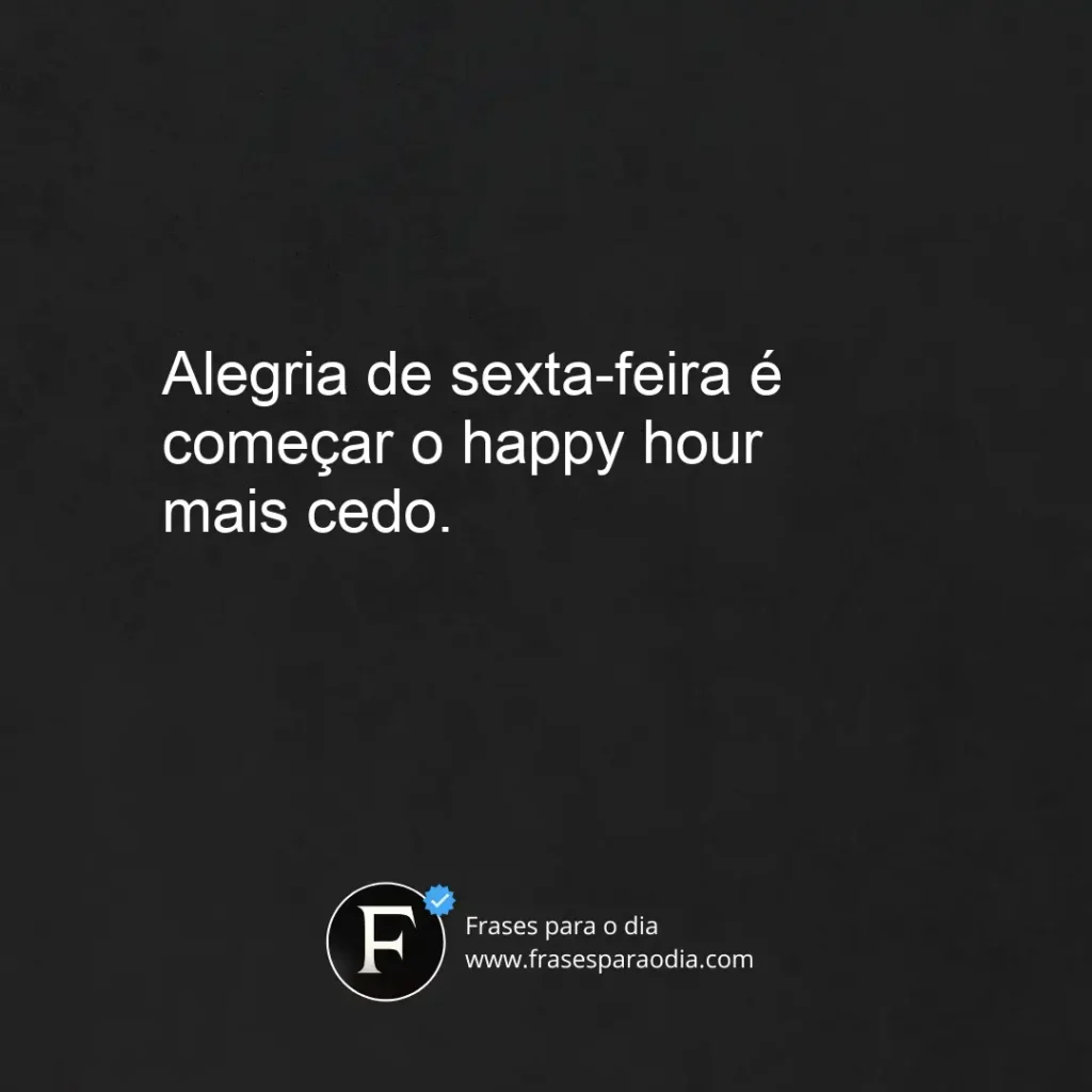 Frases de sexta feira com cerveja