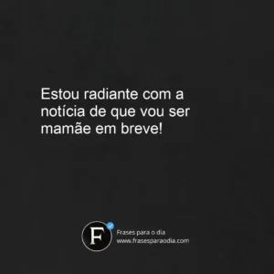 Frases vou ser mamãe