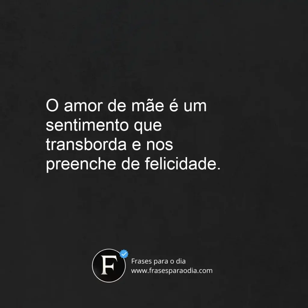 Frases de amor de mãe