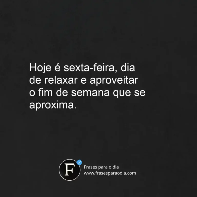 Frases de sexta feira