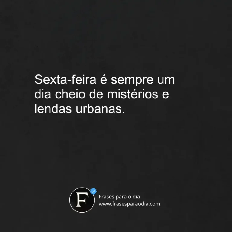 Frases de sexta feira 13