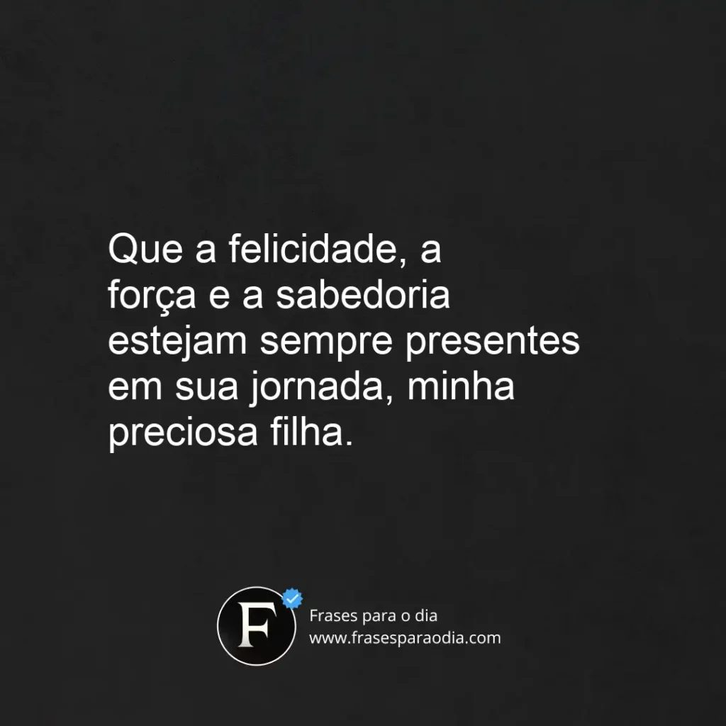 Frases para filha