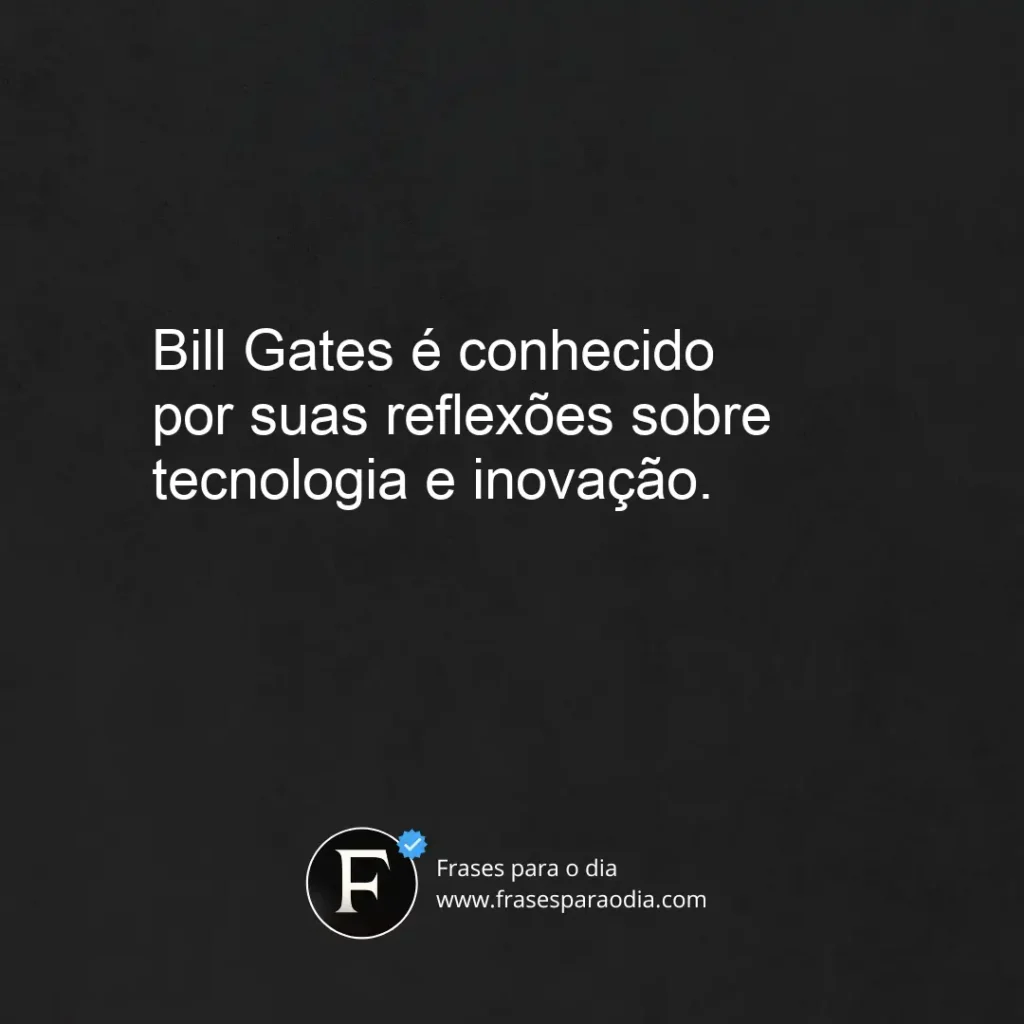 Frases de bill gates
