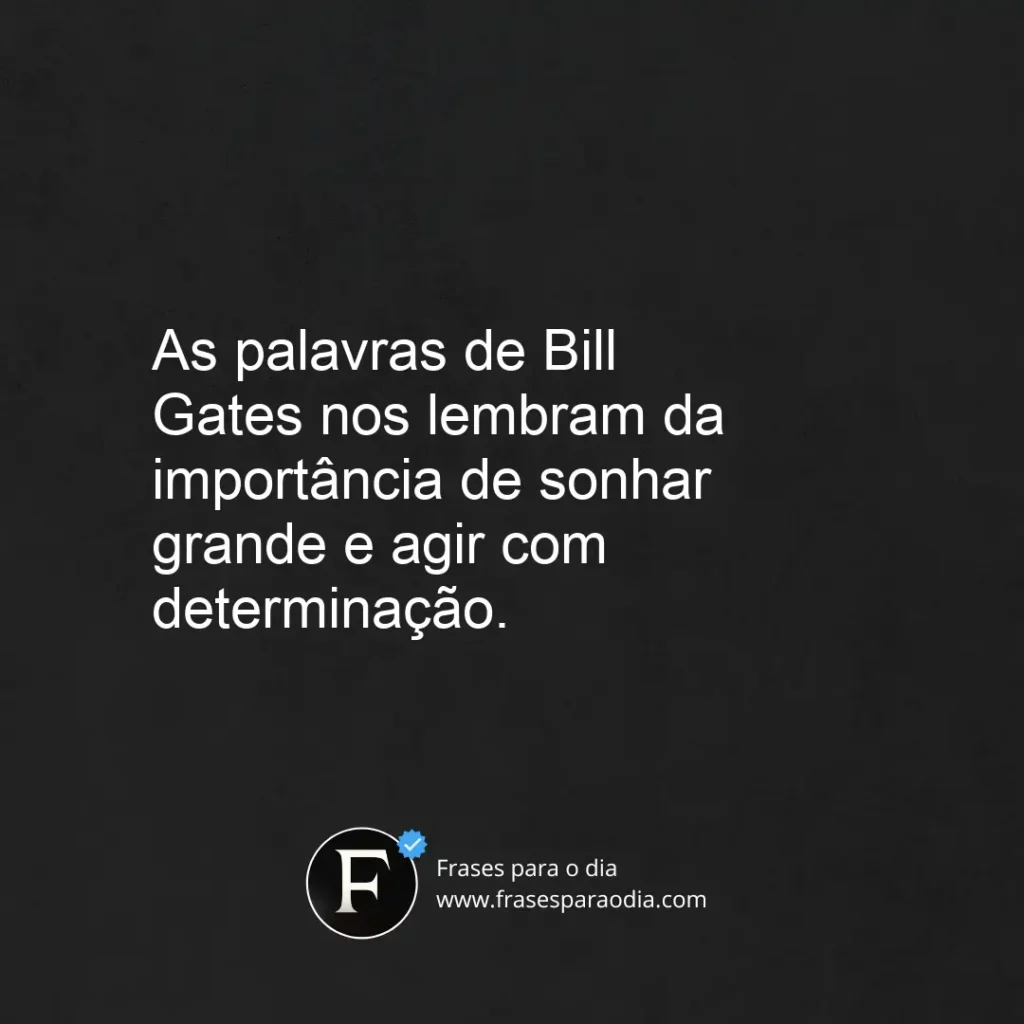 Frases de bill gates