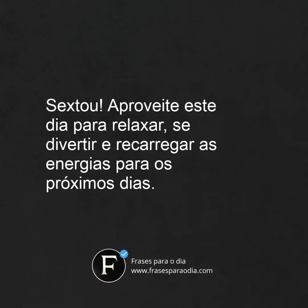 Frases de boa tarde sexta feira