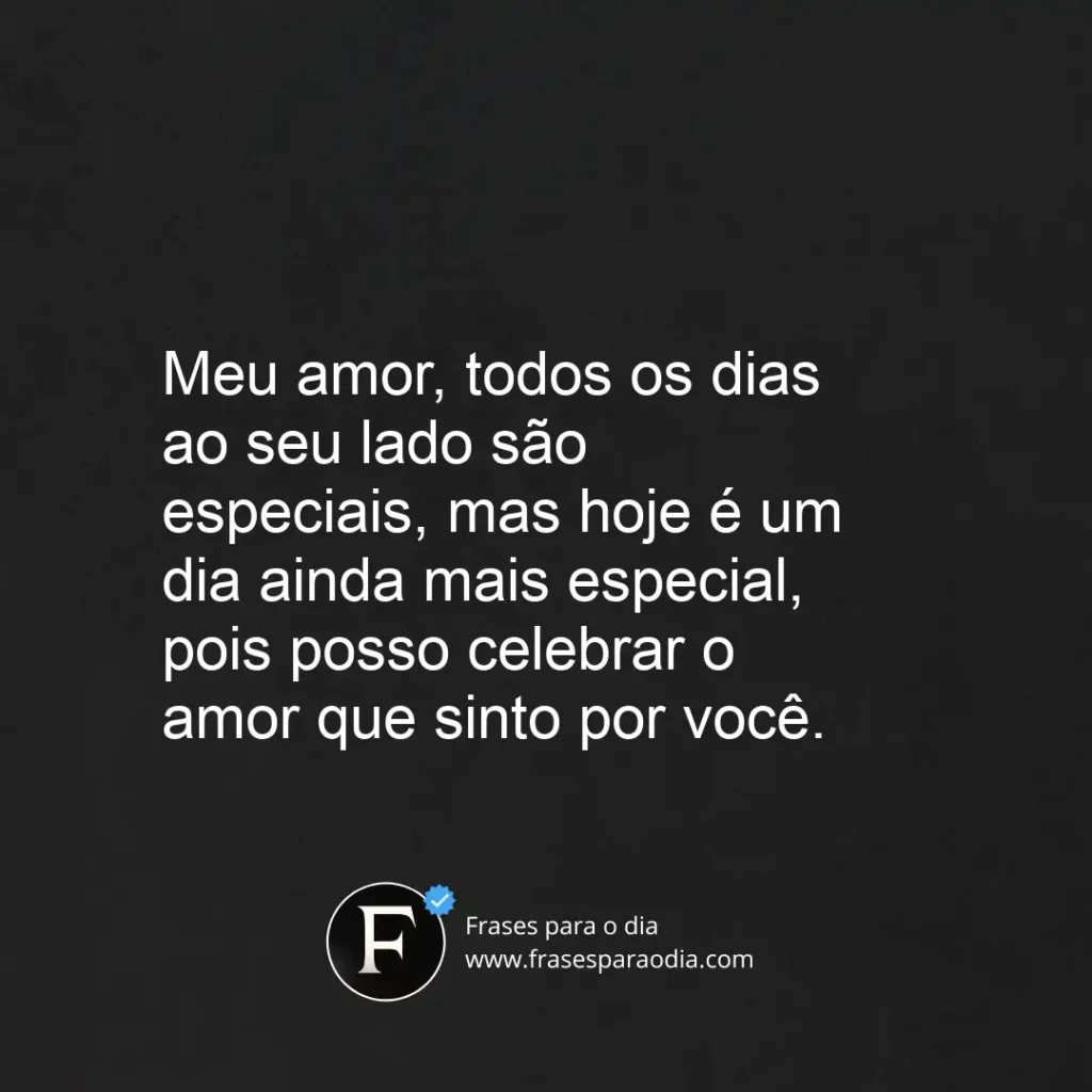 Frases de dia dos namorados para esposa