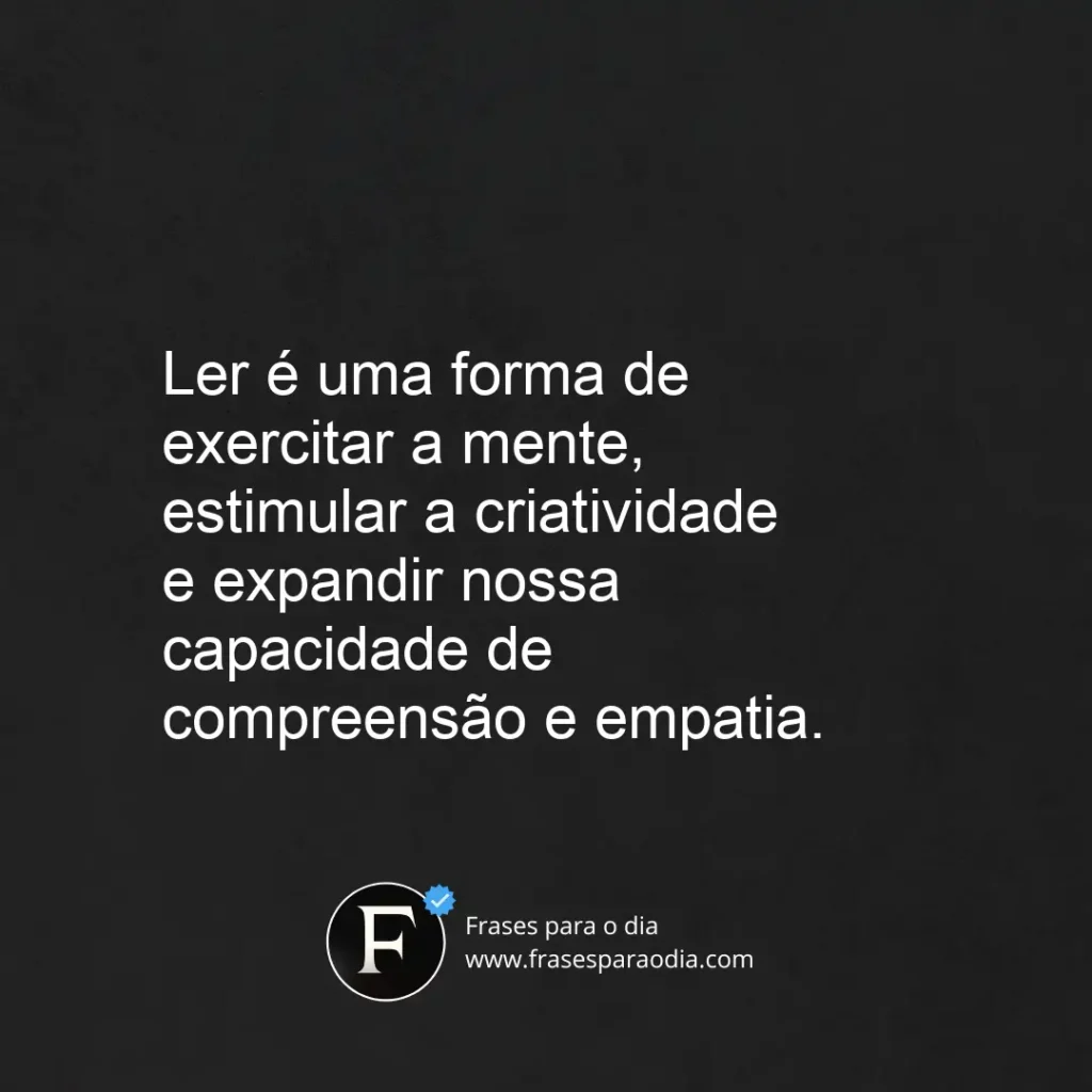 Frases de incentivo a leitura