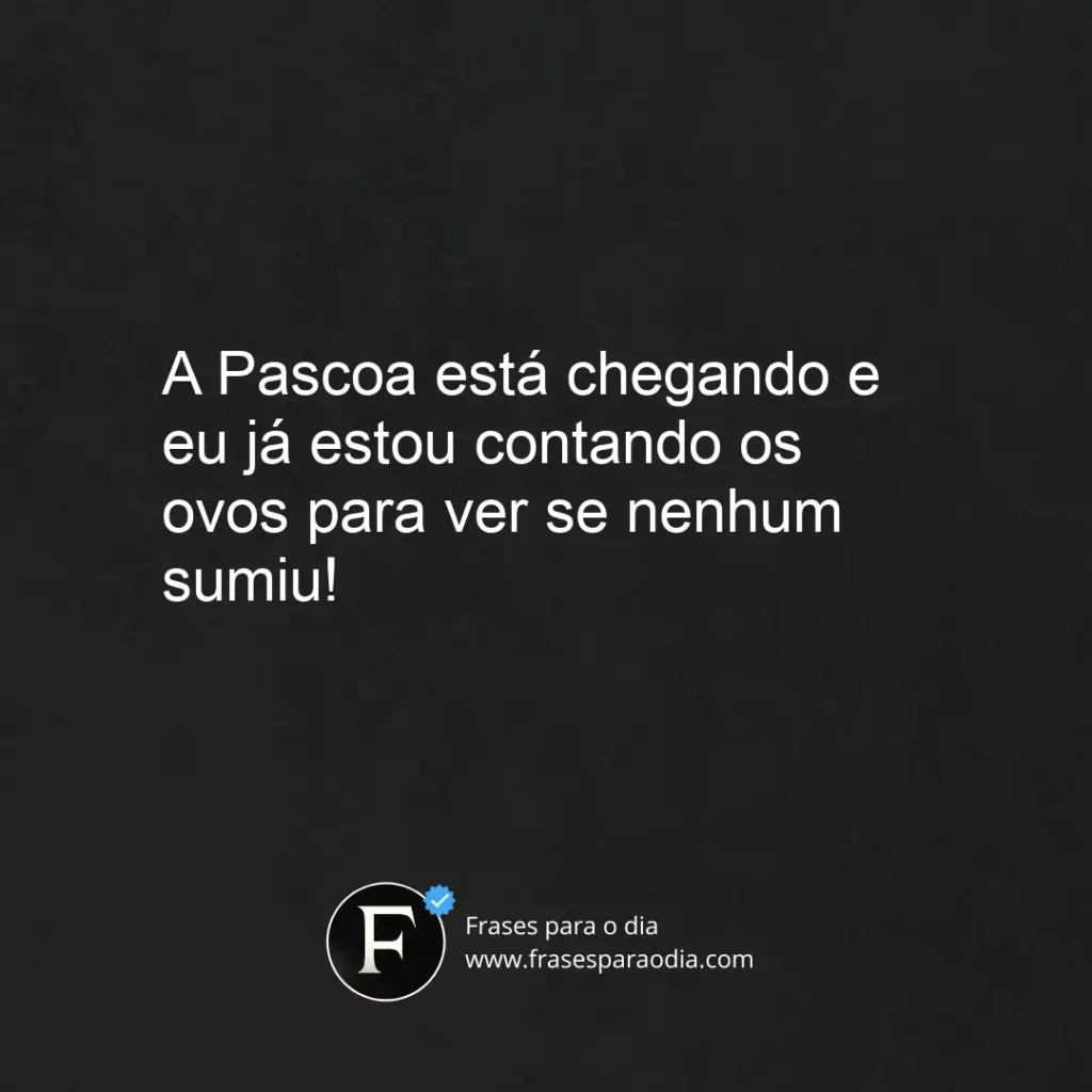 Frases de pascoa engraçadas