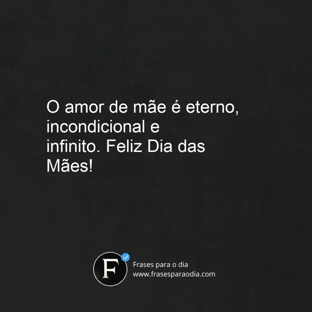 Frases dia das mães