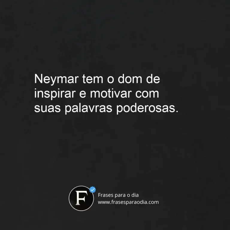 Frases do neymar