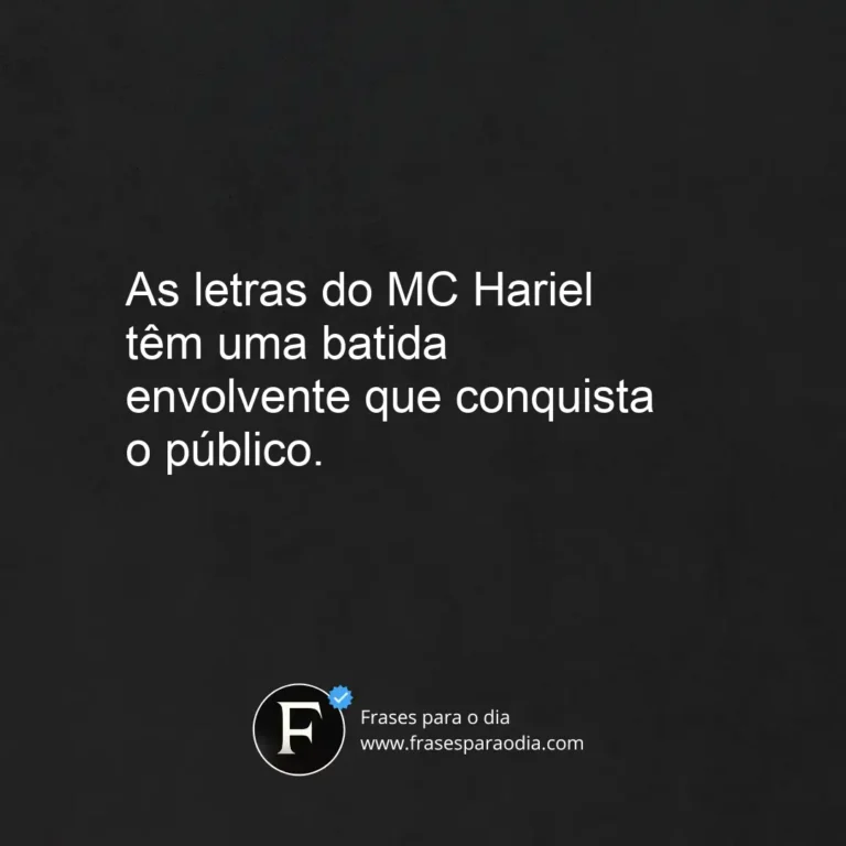 Frases mc hariel
