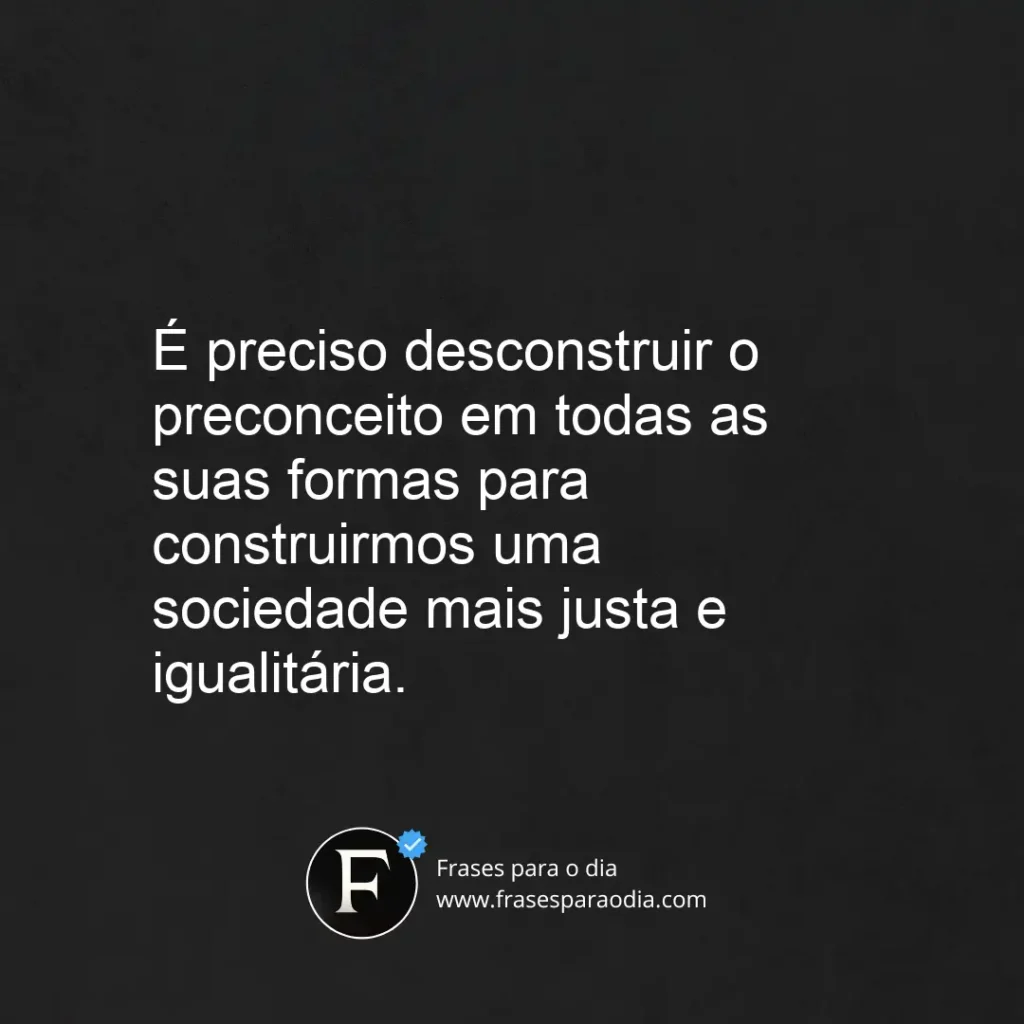 Frases sobre preconceito