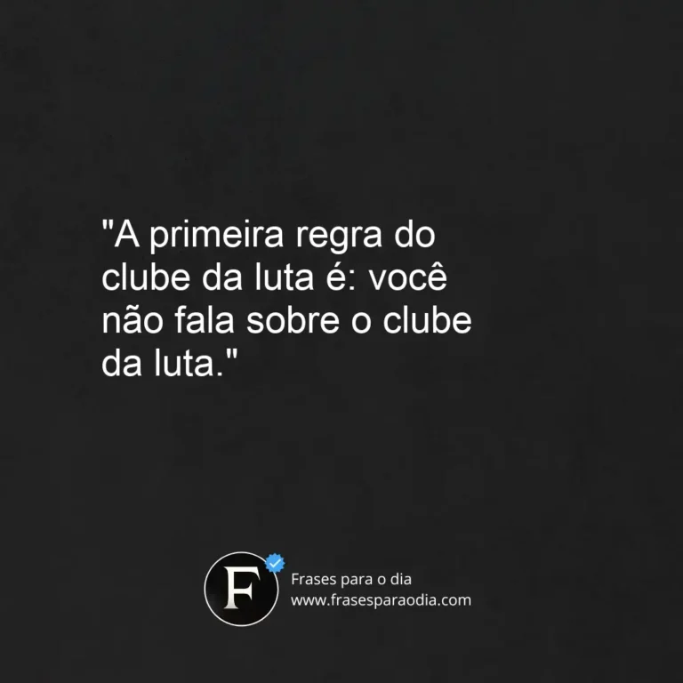 Frases clube da luta