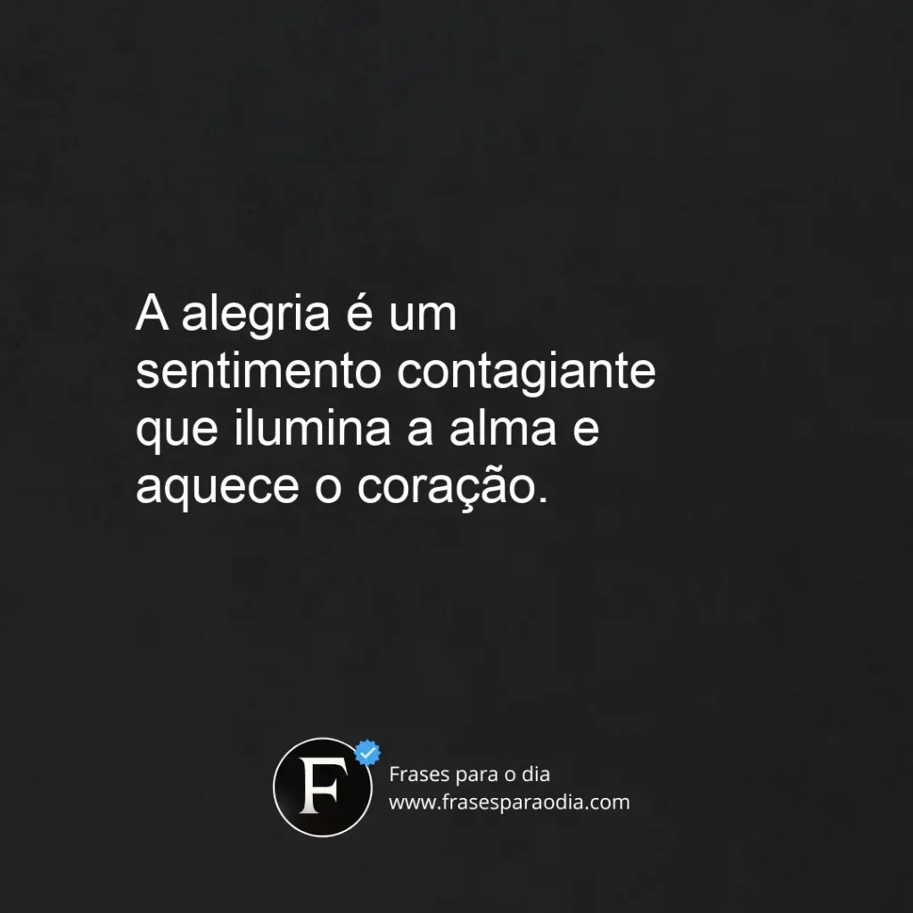 Frases de alegria