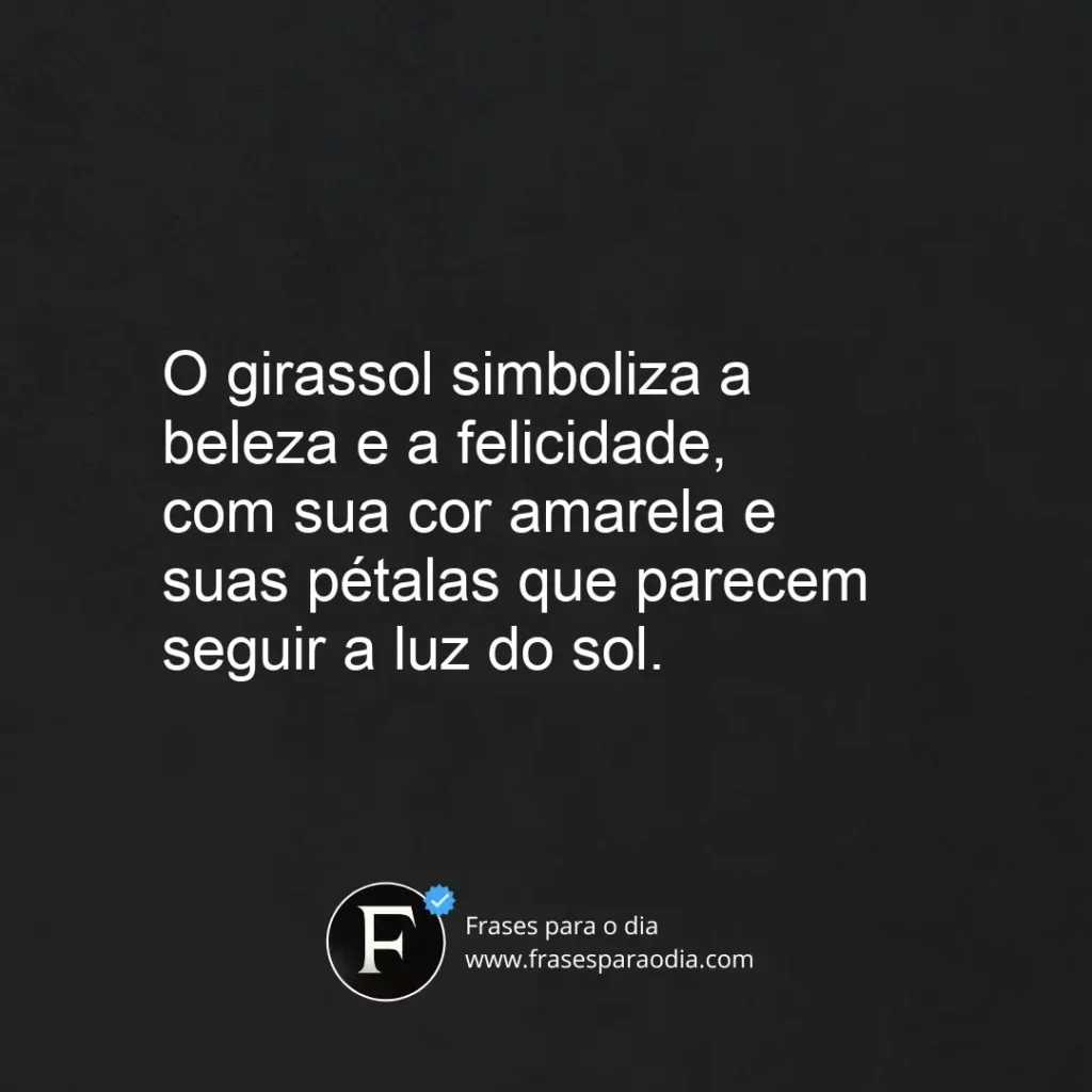 Frases de girassol
