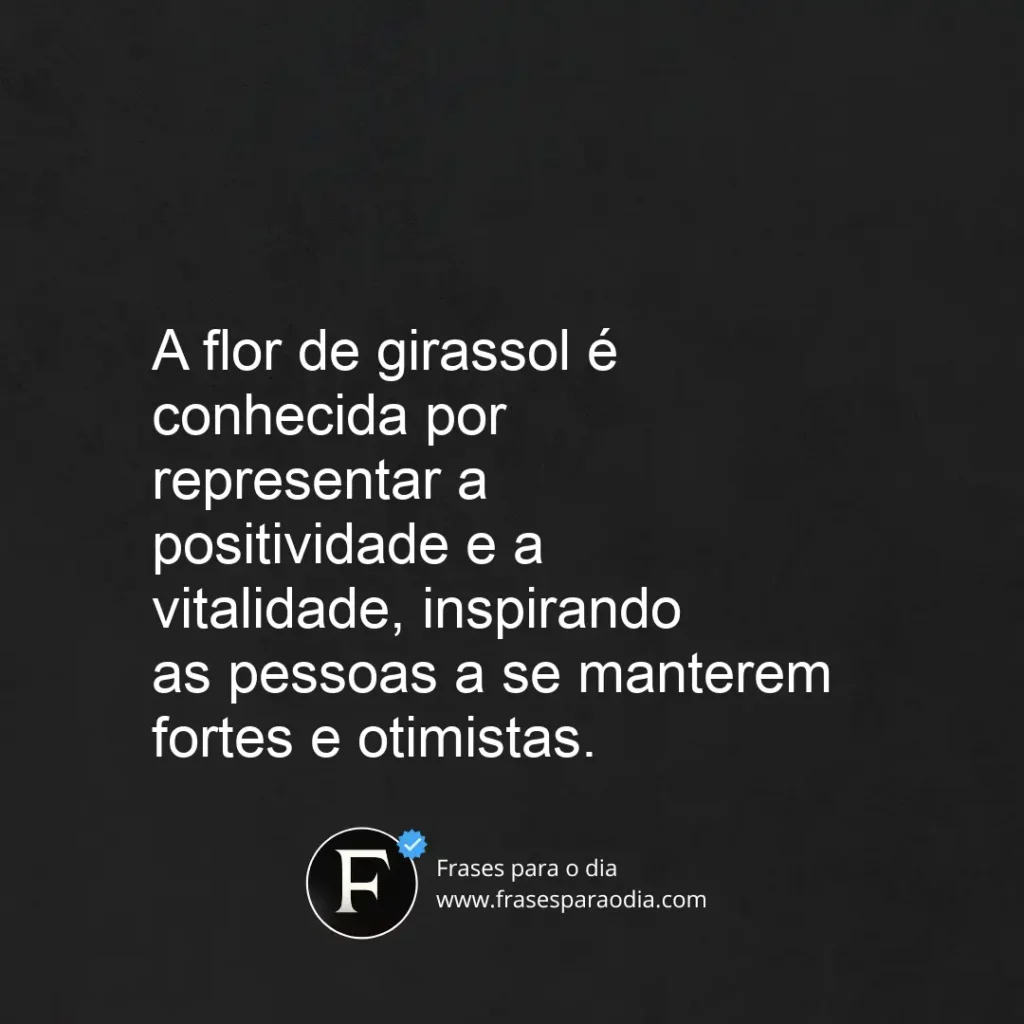 Frases de girassol