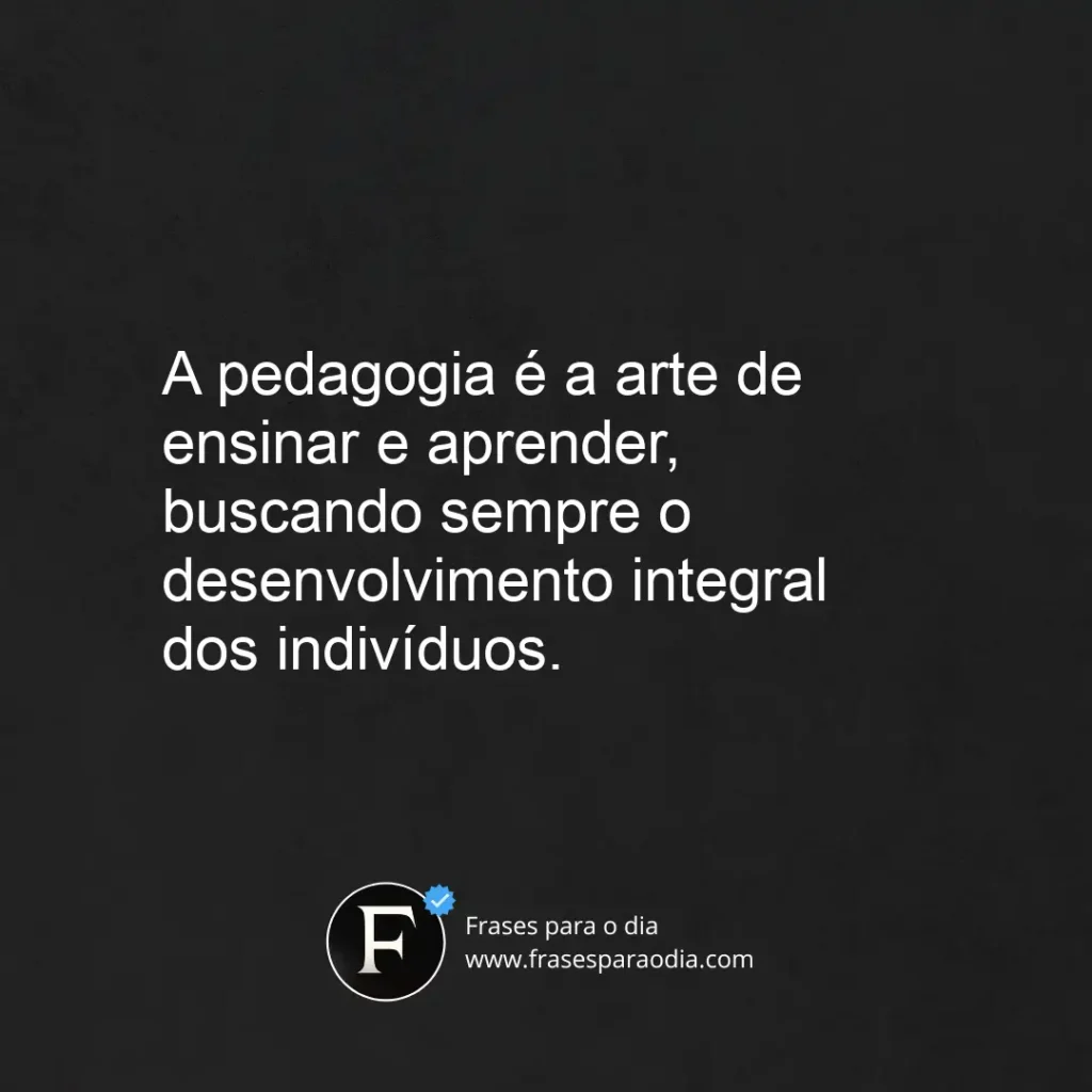 Frases de pedagogia