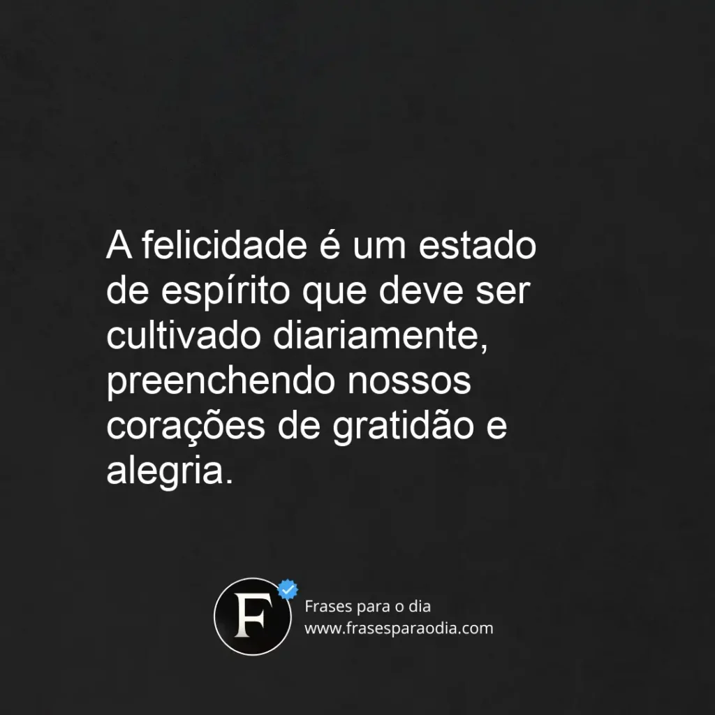 Frases sobre ser feliz