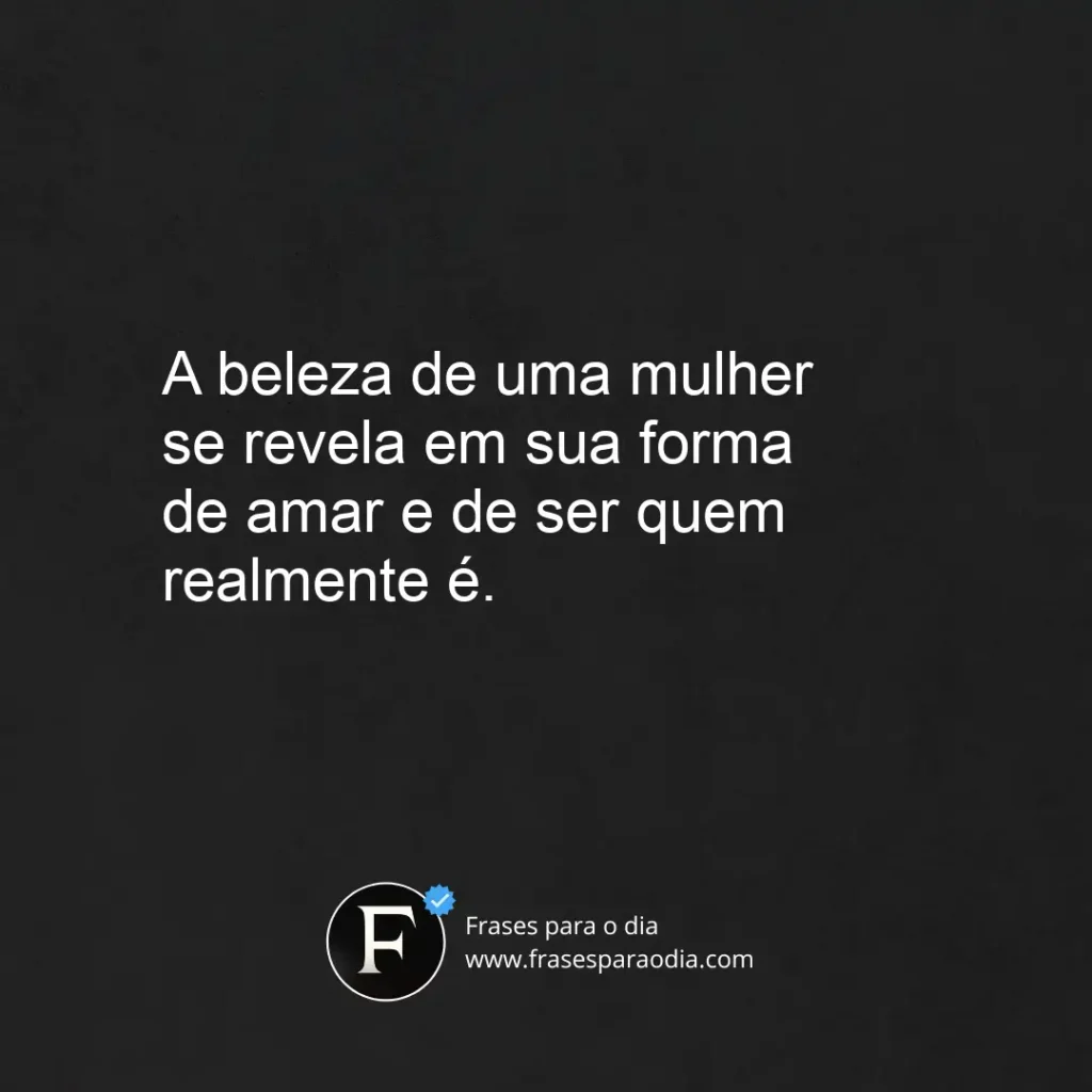 Frases de beleza feminina
