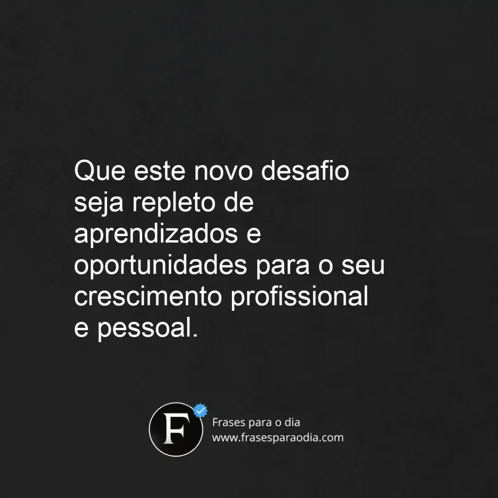 Frases de boas vindas ao trabalho