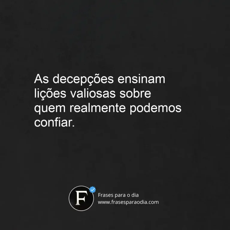 Frases de desilusão