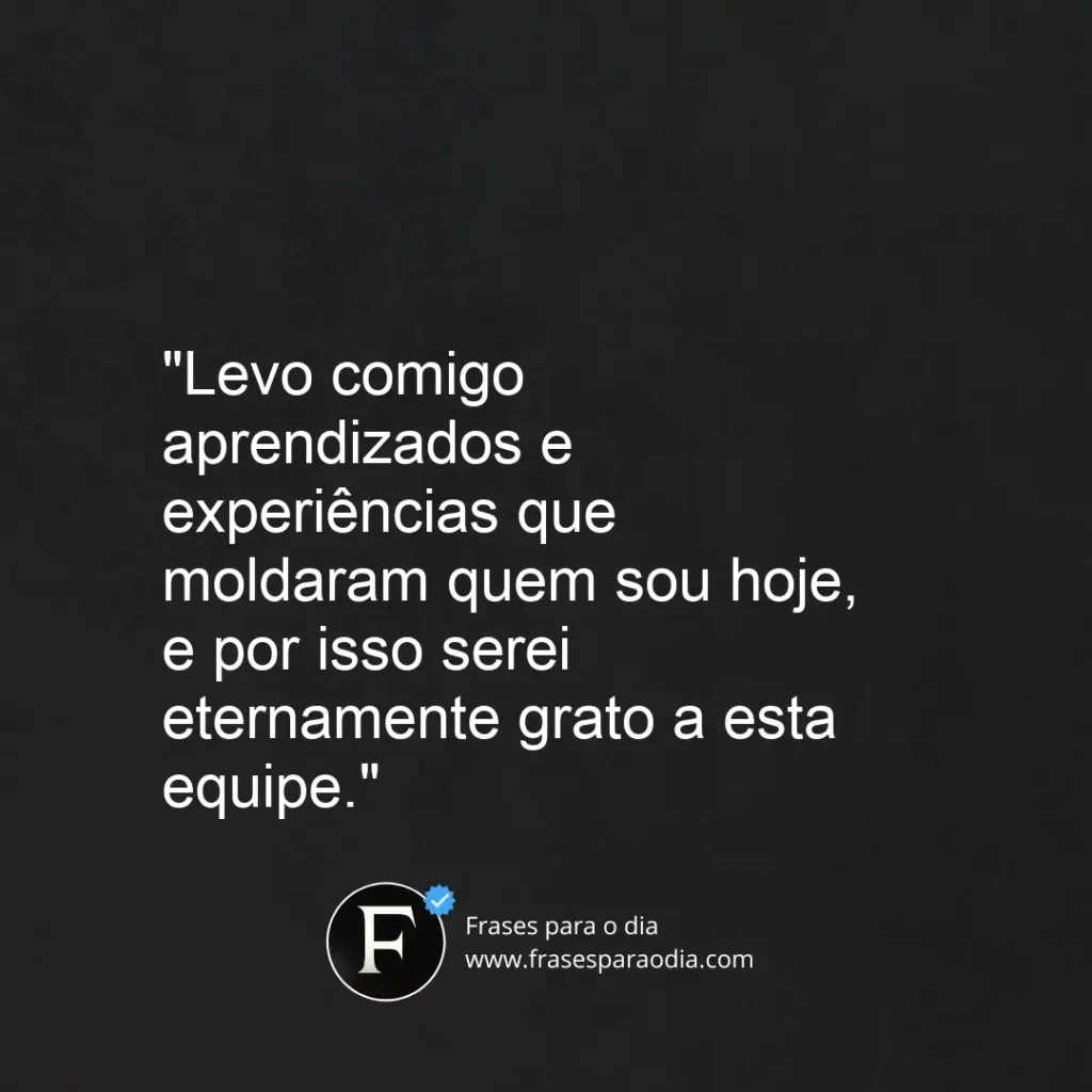 Frases de despedida de trabalho