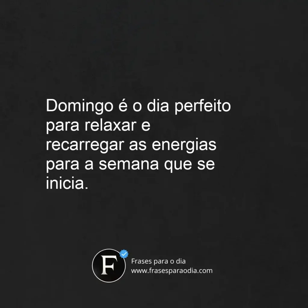 Frases de domingo
