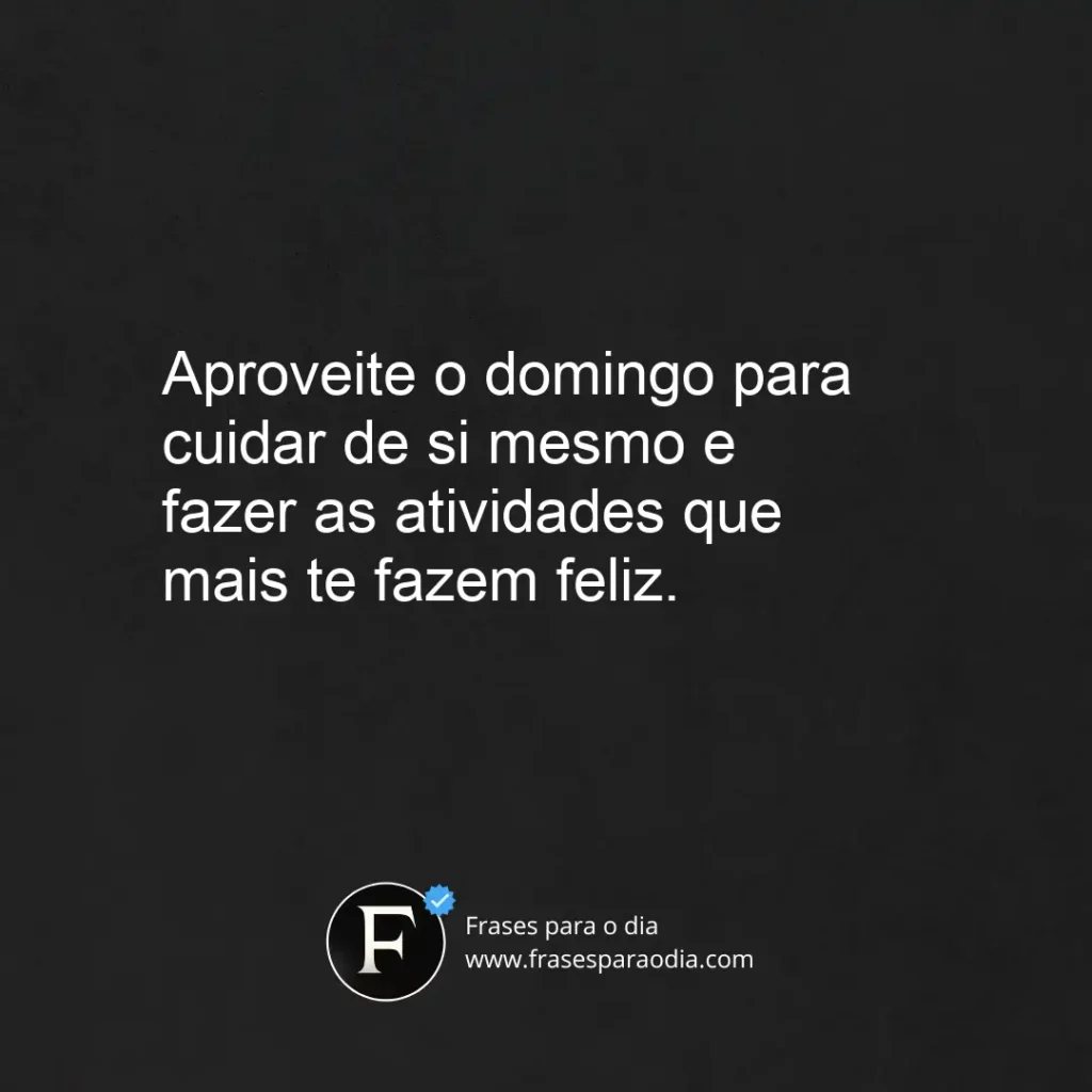 Frases de domingo