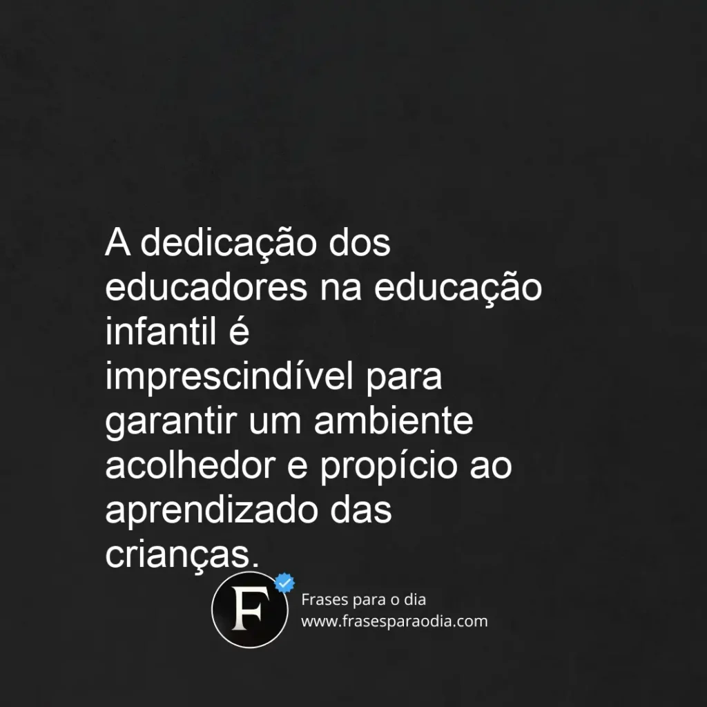 Frases de educação infantil