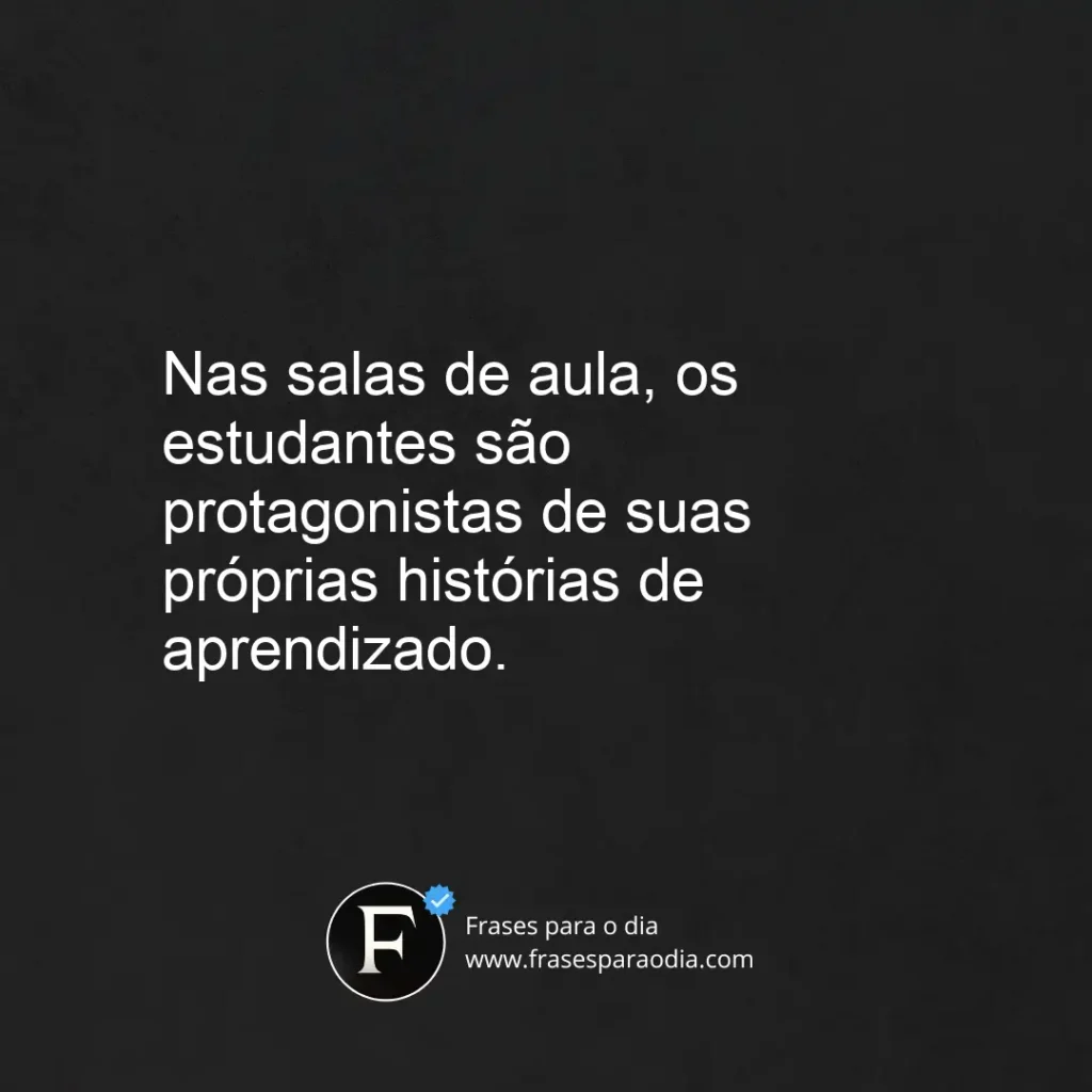 Frases de estudantes