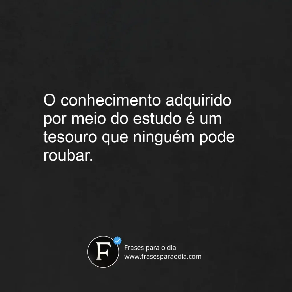 Frases de estudo