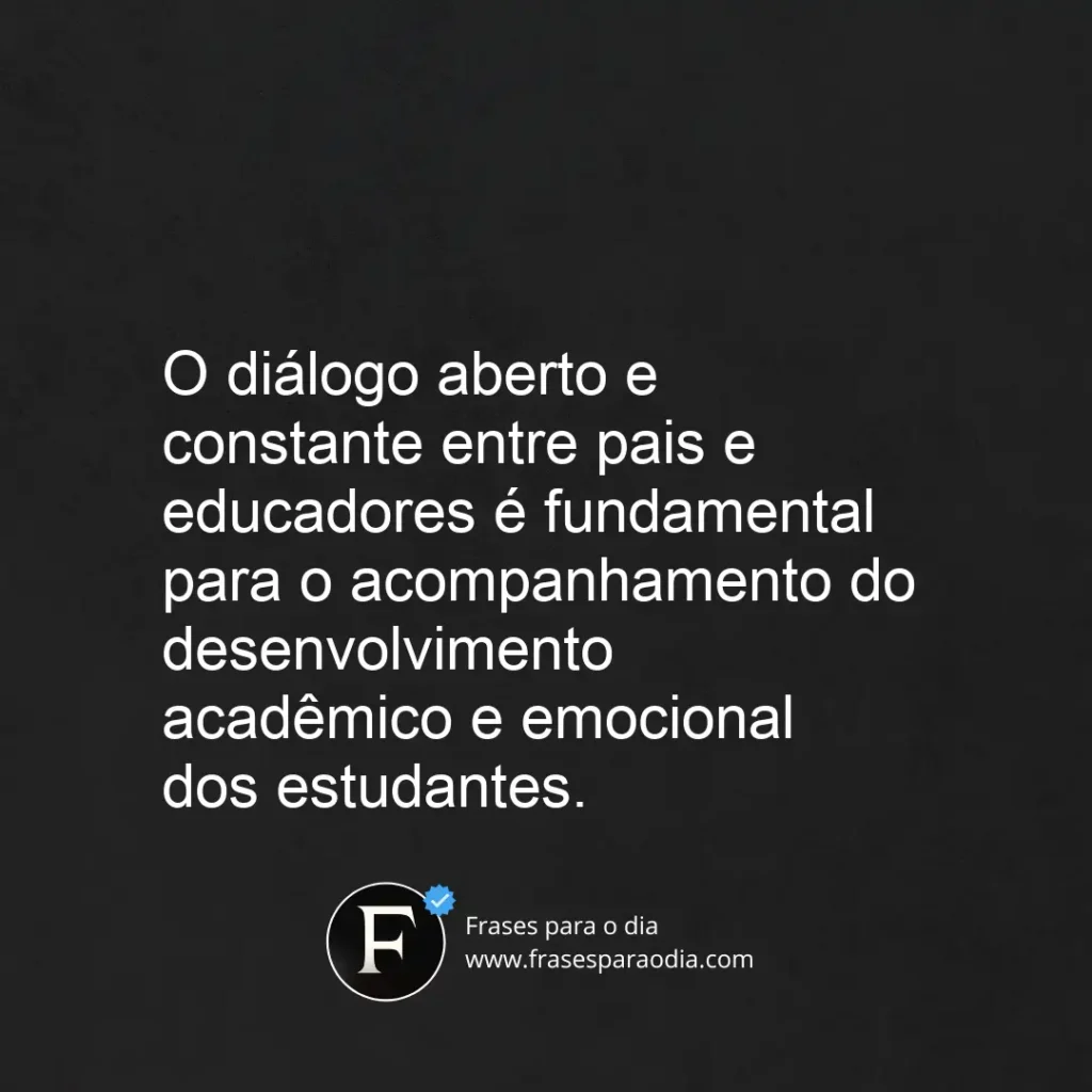 Frases de familia e escola