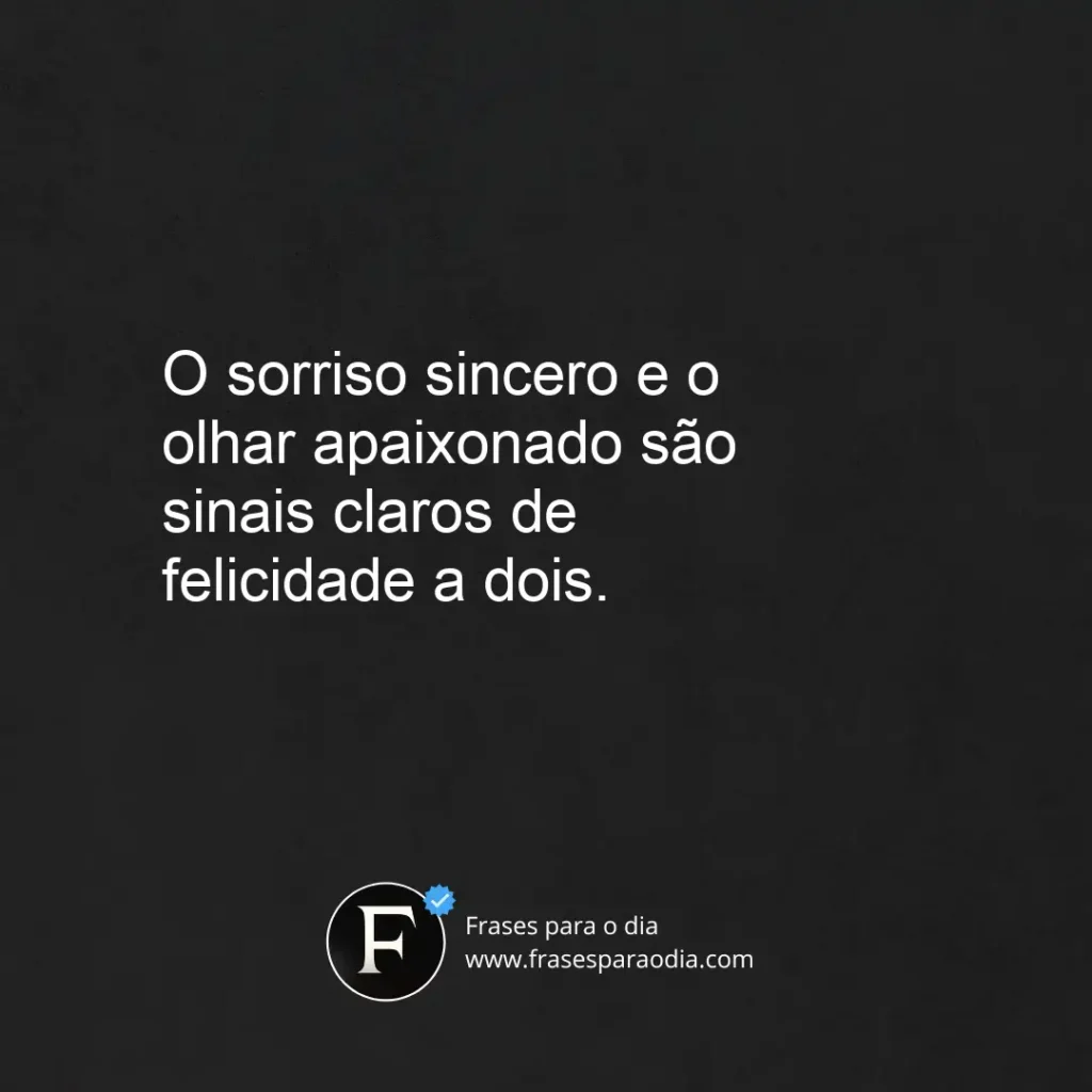 Frases de felicidade a dois