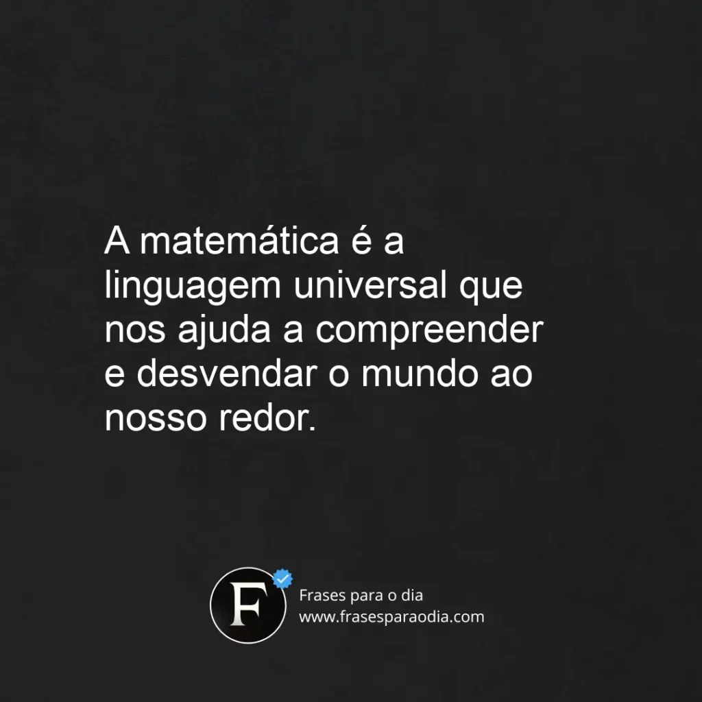 Frases de matematica