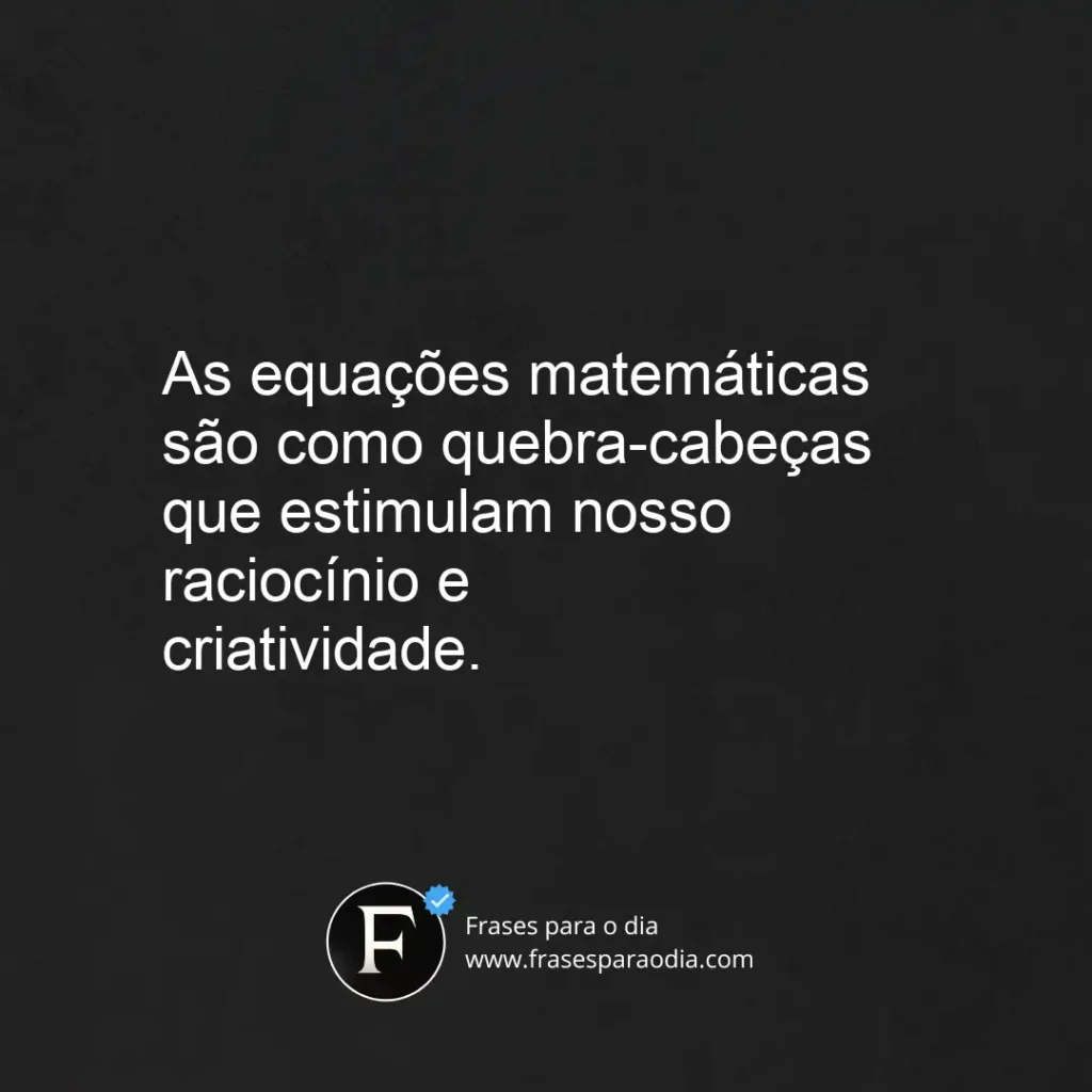 Frases de matematica